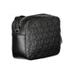 Black Polyester Women Handbag