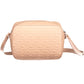 Pink Polyester Women Handbag