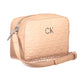 Pink Polyester Women Handbag