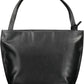 Black Polyester Women Handbag