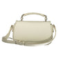 White Polyester Women Handbag