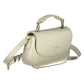White Polyester Women Handbag