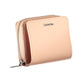 Pink Polyurethane Women Wallet
