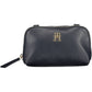 Blue Polyester Women Handbag