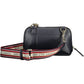 Blue Polyester Women Handbag