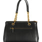 Black Polyethylene Women Handbag