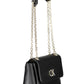 Black Polyester Women Handbag