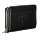 Black Polyurethane Women Wallet
