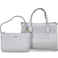 White Polyurethane Women Handbag