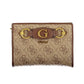 Beige Polyurethane Women Wallet