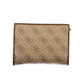 Beige Polyurethane Women Wallet