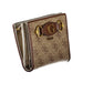 Beige Polyurethane Women Wallet