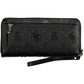 Black Polyurethane Women Wallet