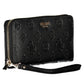 Black Polyurethane Women Wallet