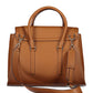 Brown Polyethylene Women Handbag
