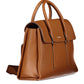 Brown Polyethylene Women Handbag