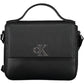 Black Polyester Women Handbag