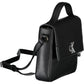 Black Polyester Women Handbag