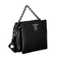 Black Polyurethane Women Handbag