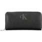 Black Polyurethane Women Wallet