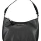 Black Polyurethane Women Handbag