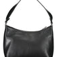 Black Polyurethane Women Handbag