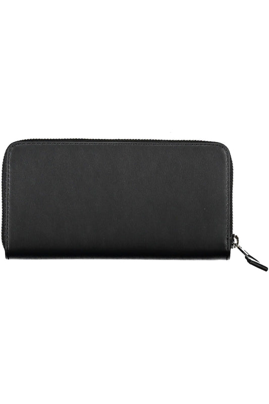 Black Polyurethane Women Wallet