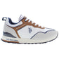 White Polyester Men Sneaker