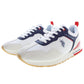 White Polyester Men Sneaker