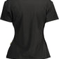 Black Cotton Women T-Shirt