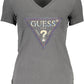 Gray Cotton Women T-Shirt