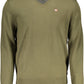 Green Wool Men Sweater