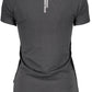 Black Cotton Women T-Shirt