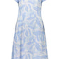 Light Blue Linen Women Dress