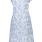 Light Blue Linen Women Dress