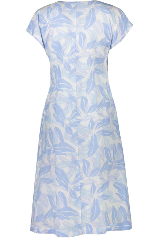 Light Blue Linen Women Dress