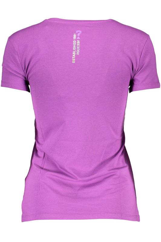 Purple Cotton Women T-Shirt