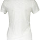 White Cotton Women T-Shirt