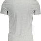 Gray Cotton Men T-Shirt