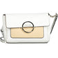 White Polyurethane Women Handbag