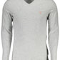 Gray Cotton Men T-Shirt