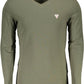 Green Cotton Men T-Shirt