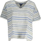White Cotton Women T-Shirt