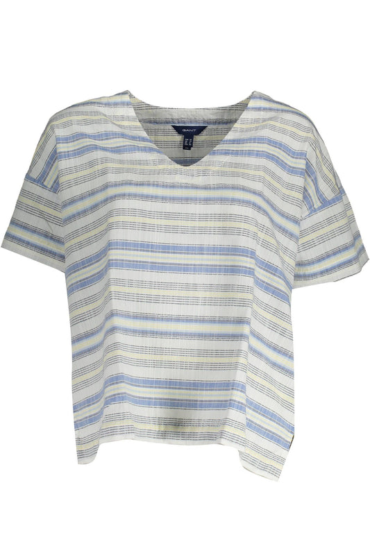 White Cotton Women T-Shirt