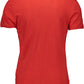 Red Cotton Men T-Shirt