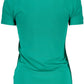 Green Cotton Women T-Shirt