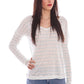 White Linen Women Top