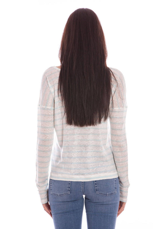 White Linen Women Top