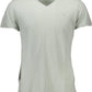Gray Cotton Men T-Shirt
