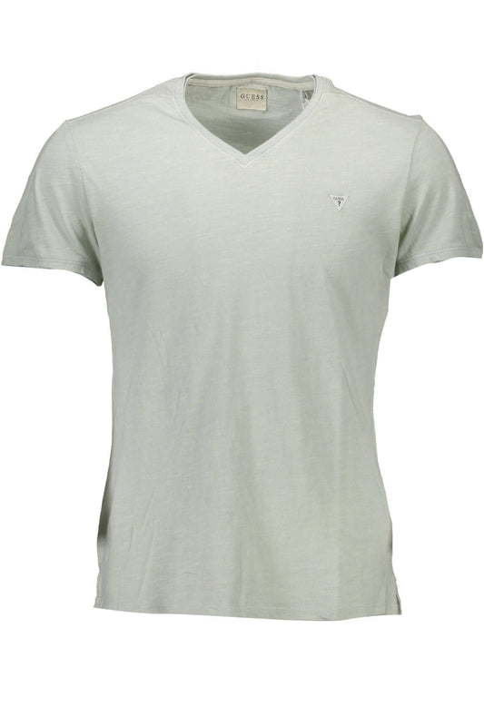 Gray Cotton Men T-Shirt
